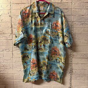 Rima Caribbean Life Shirt XL | Vintage Beach Surfer Tiki Hawaiian Style